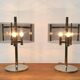 Lampes de table Space Age du milieu du siècle, années 1970, lot de 2