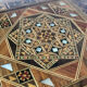 Jewelry box in wood and mother-of-pearl