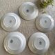 5 antique ironstone plates from Moulin des Loups.