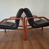 Pair of armchairs Italy 90s