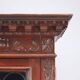 Bibliothèque ancienne style néo-Renaissance en noyer XXe siècle