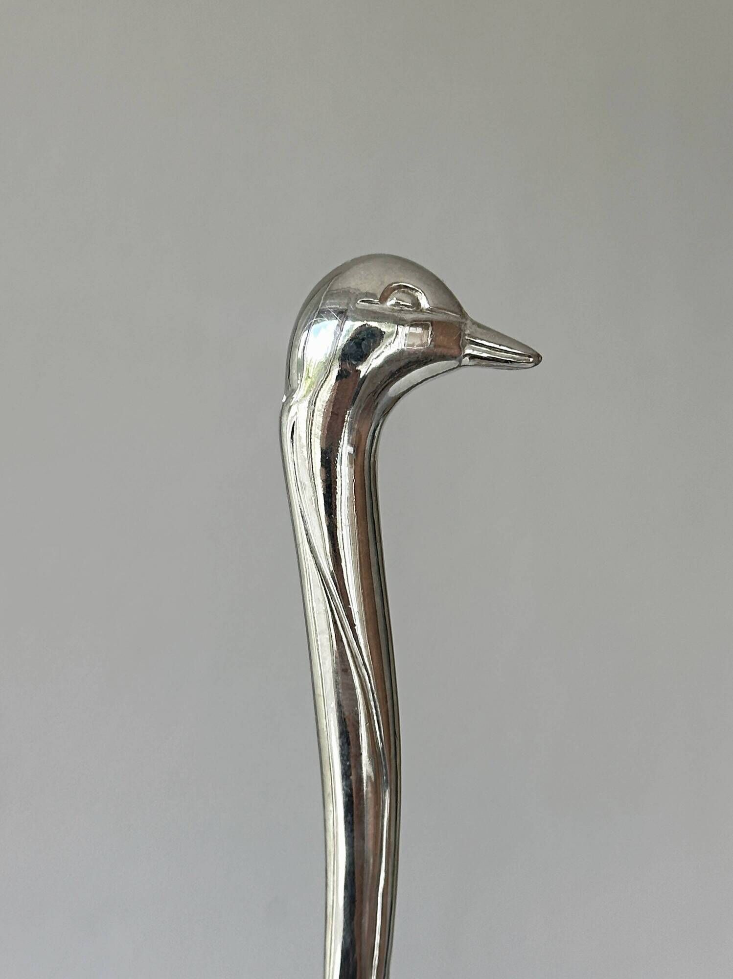 Metal foie gras spoon