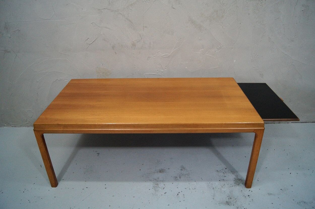 Scandinavian minimalist teak coffee table, 1960s