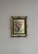 Mid-Century Oil on Canvas “Vase” by A. Galland, Vintage & Framed