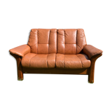 Stressless sofa two place in brown leather model Buckingham ekornes
