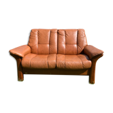 Stressless sofa two place in brown leather model Buckingham ekornes