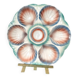 Majolica oyster plates, Digoin & Sarreguemines