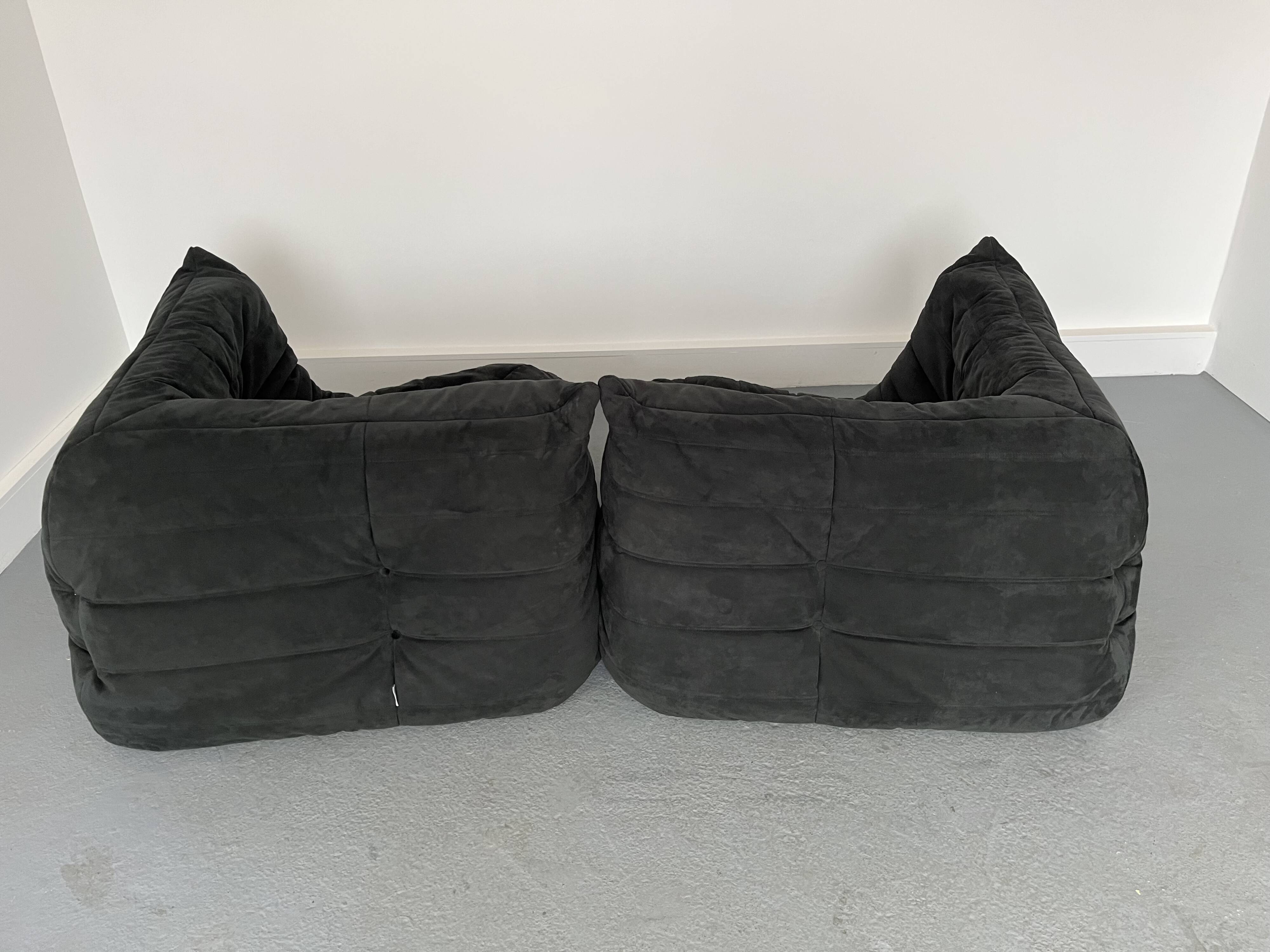 Togo Lounge Chair by Michel Ducaroy for Ligne Roset, 1980s,set of 2
