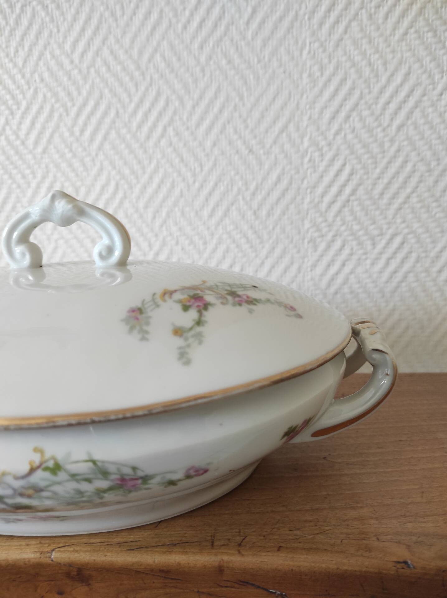 Soupière Légumière ancienne ovale contenance 600 ml