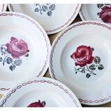 Set of 6 flat plates