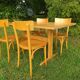 Mid-Century Scandinavian design oak table
