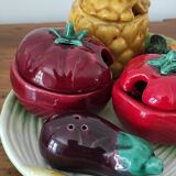 Barbotine Condiment Set