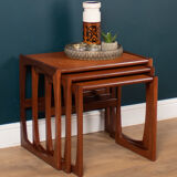 G plan quadrille nest of three coffee tables, 1960