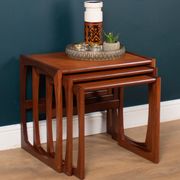 G plan quadrille nest of three coffee tables, 1960