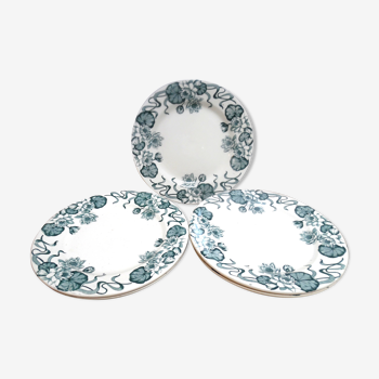 5 assiettes plates salins