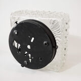 Ceiling lamp in moulded glass