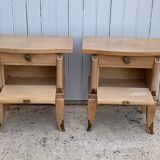 Pair of art deco bedsides