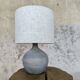 Lampe vintage en céramique forme boule