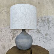 Lampe vintage en céramique forme boule