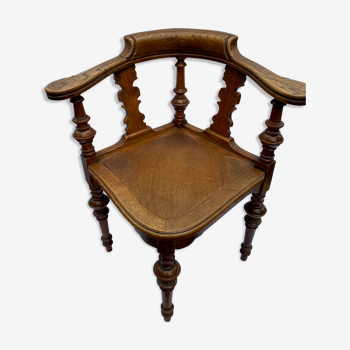 Chaise d'angle en bois