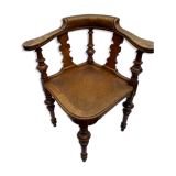Chaise d'angle en bois