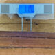 Large 19th century wall mirror in solid wood (available)