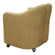 Eugenio Gerli Armchair for Tecno Reupholstered Houndstooth, 1970s