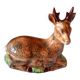 Michel Caugant Sixties Earthenware Glazed Deer Terrine Pâté Mold 25 cm