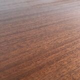 Vintage vinyl coffee table on wheels 1960