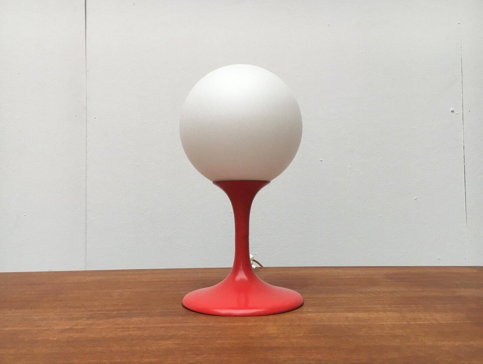 Swiss Space Age table lamp by E.R. Nele for Temde