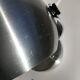 Pair of vintage brushed aluminum eyeball wall lamps