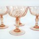 4 Rosaline Luminarc champagne glasses - vintage 80s