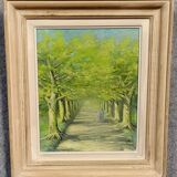 Brémond: oil painting on panel from the first part of the 20th century