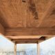 Solid oak farmhouse table "brut" 247x89, top "chocolate oak"