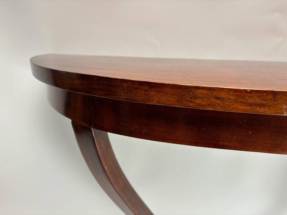 Mid-Century Wooden Hanging Console attributed to Carlo Enrico Rava, Italy, 1940s