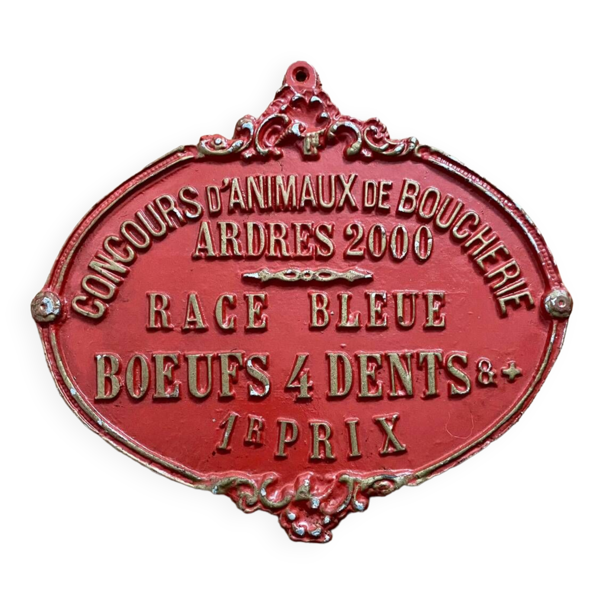 Agricultural competition plate year 2000 model 2