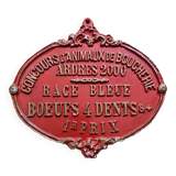 Agricultural competition plate year 2000 model 2