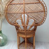 Fauteuil Emmanuelle rotin