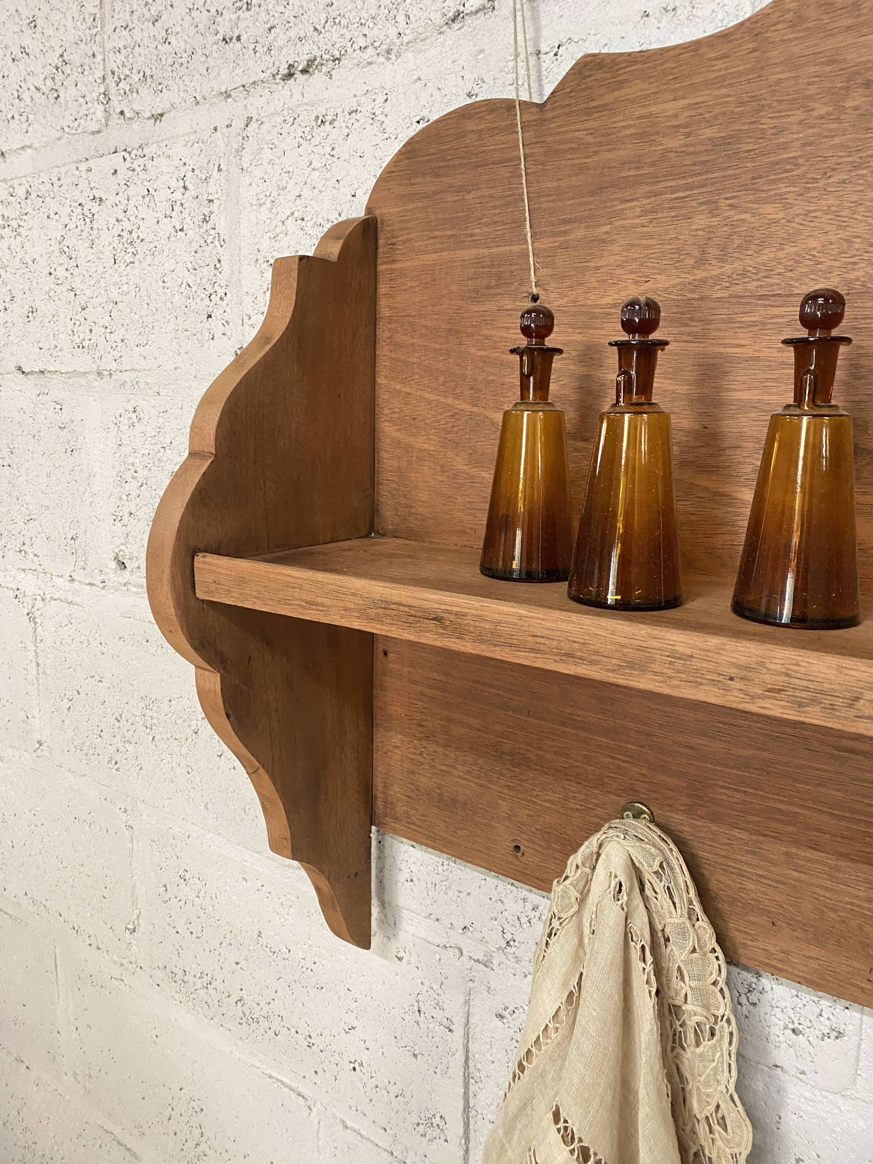 Wall shelf hook