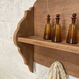 Wall shelf hook