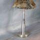 Lamp chrome with Lampshade to hair metal