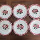 6 flat plates vintage Digoin Sarreguemines model Cibon Lot 5