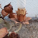 Painted metal chandelier