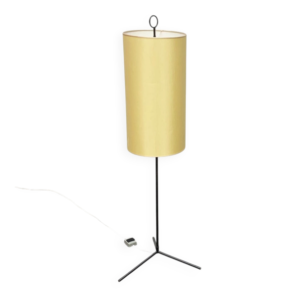 Lampe sur pied trépied minimaliste du milieu du siècle
