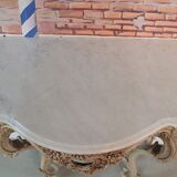 Console Louis XV en bois naturel XIXème