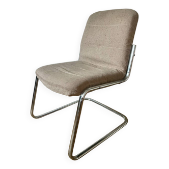 Vintage chrome armchair