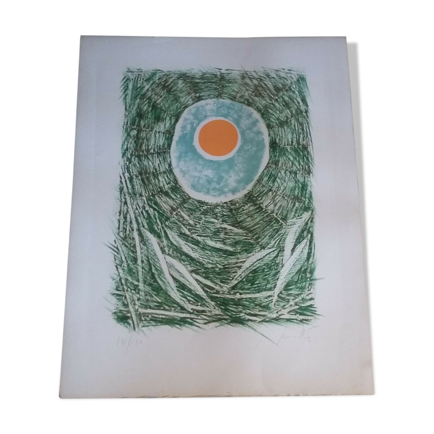 Cesare Peverelli (1922-2000) Lithograph