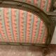 Louis XVI style bed in patinated beech, 20th century