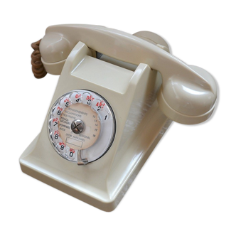 Téléphone PTT en bakélite vintage 60s