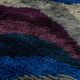 Scandinavian 20th century modern rya rug, 135 X 83 cm
